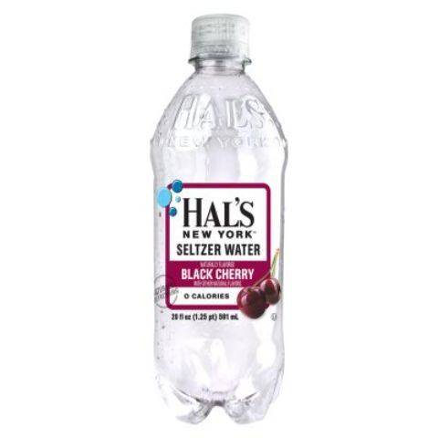 Order Hal's New York Seltzer Water Black Cherry 20oz food online from Speedway store, Fishkill on bringmethat.com