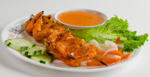 Order A8. Shrimp Skewer  food online from Pho & Grill store, Montgomery Village on bringmethat.com