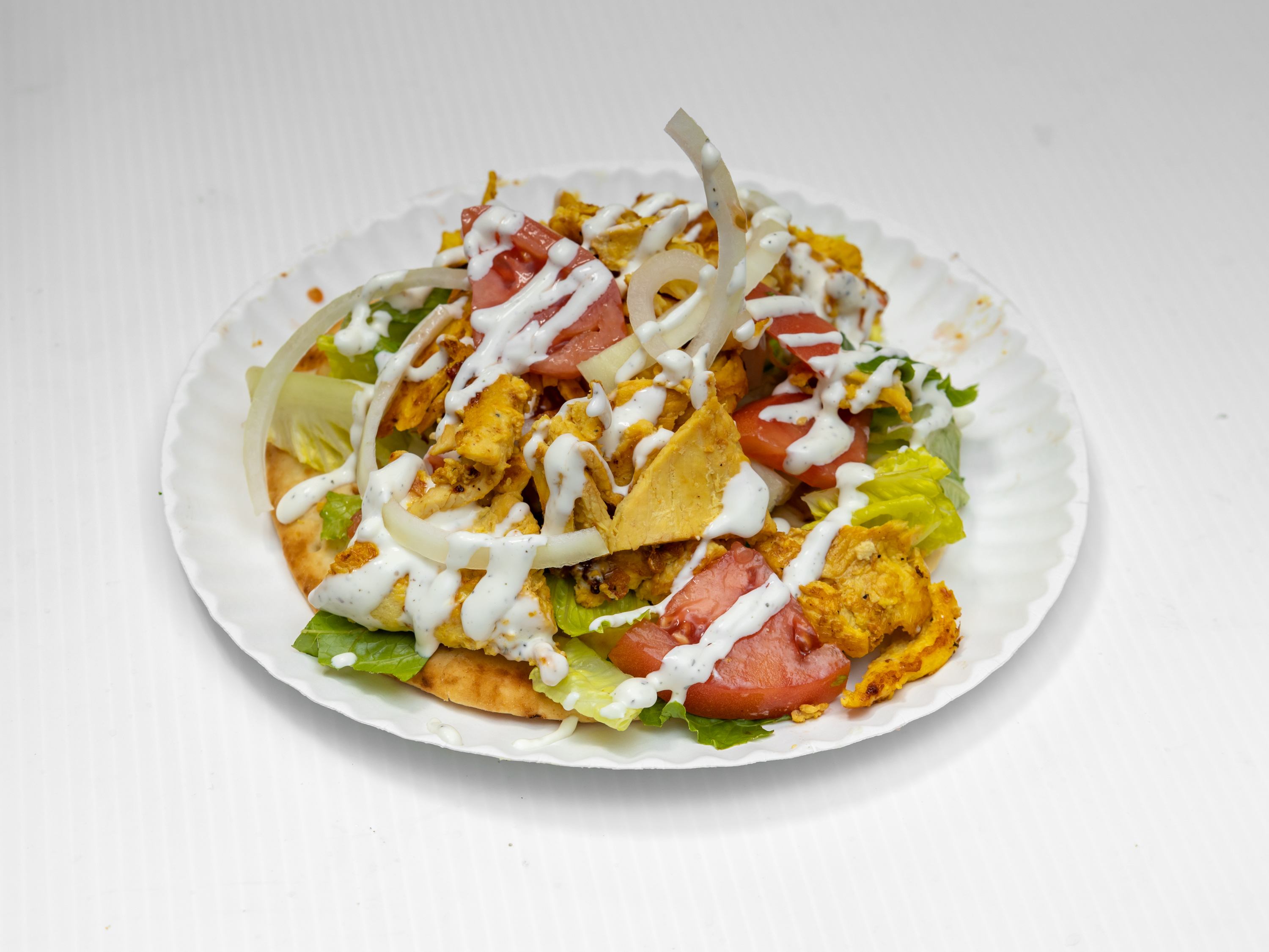 Order #12 Chicken Gyro Combo food online from Crown Fried Chicken store, Newark on bringmethat.com