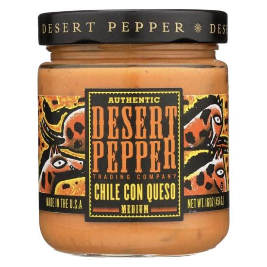 Order Desert Pepper Chile Con Queso 16oz food online from Everyday Needs by Gopuff store, San Luis Obispo on bringmethat.com