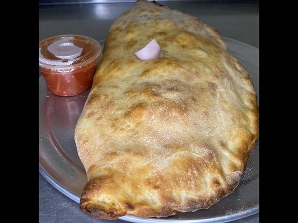 Order Ham & Cheese Calzone food online from North End Pizza store, Las Vegas on bringmethat.com