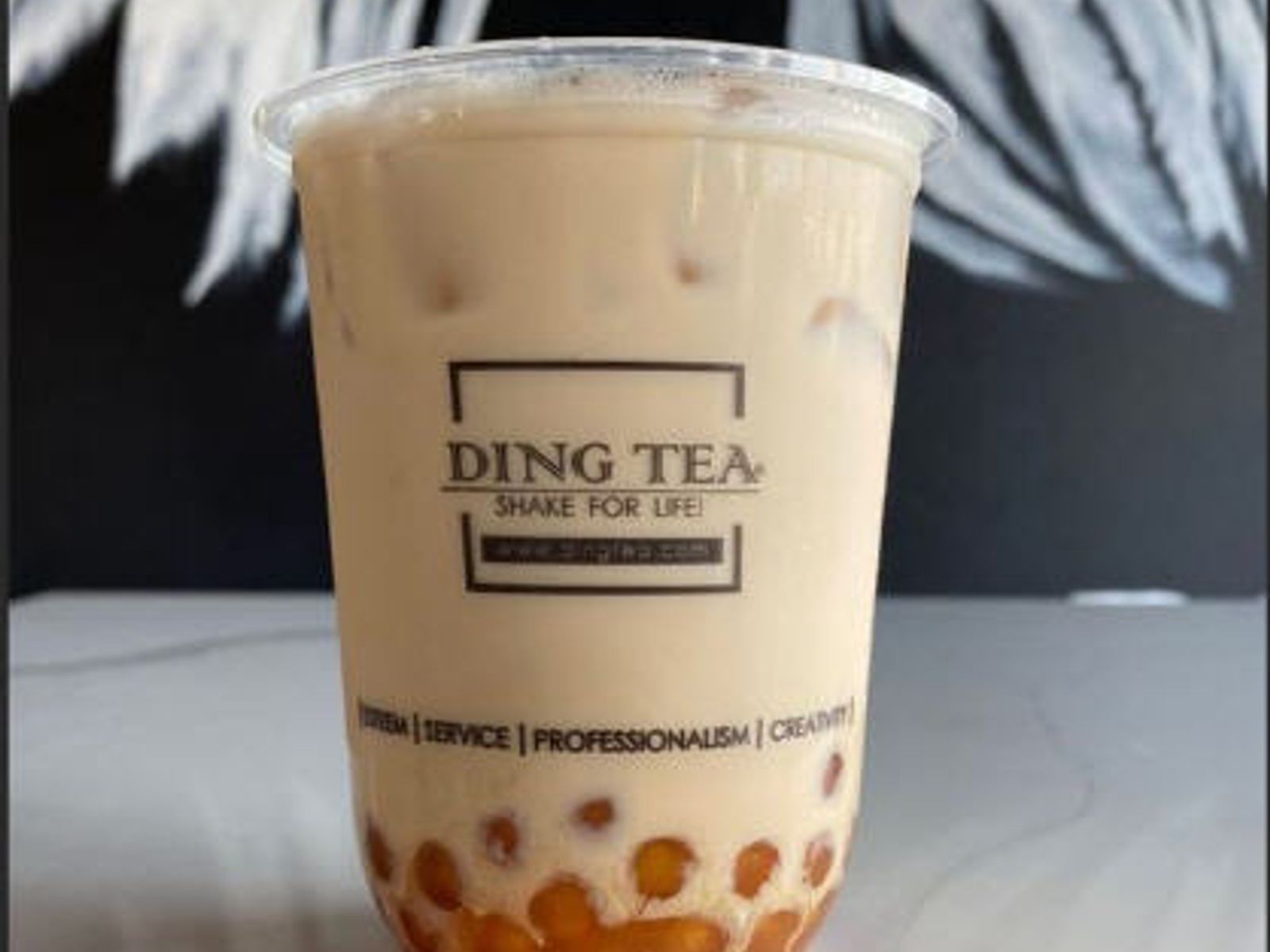 Order #1. Signature Milk Tea With Boba food online from Ding Tea Carson store, Carson on bringmethat.com