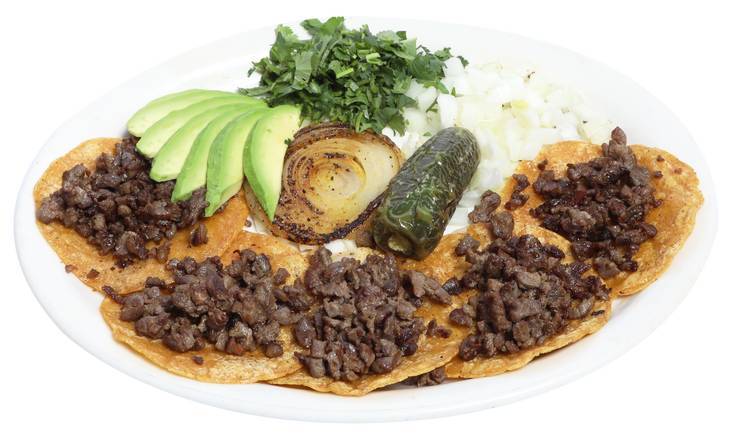 Order Tacos de Fajita food online from Muelle 37 Mariscos-Alamo store, Alamo on bringmethat.com