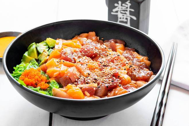 Order Poke Bowl food online from Sumo Japanese Restaurant store, Wenatchee on bringmethat.com