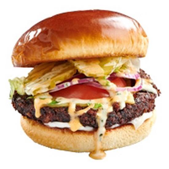 Order Black-Eye Pea Burger food online from Urban Vegan store, Newark on bringmethat.com