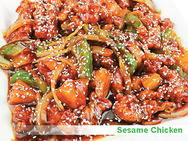 Order 22. Sesame Chicken food online from Great Wall Of China store, Plainfield on bringmethat.com