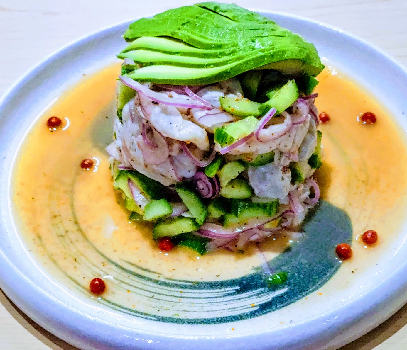 Order Aguachile de Cameron food online from Xalisco Bar & Grill store, Lancaster on bringmethat.com