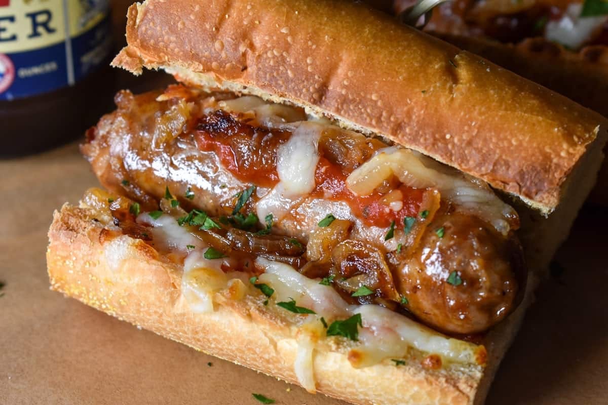 Order Italian Sausage Catering - Each food online from Positanos Pizza store, Chicago on bringmethat.com