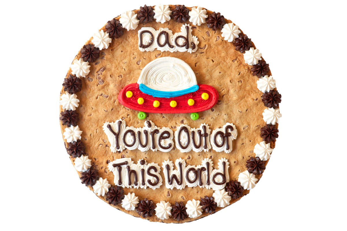 Order Dad You're Out of This World - HS2425 food online from Great American Cookies store, Mobile on bringmethat.com