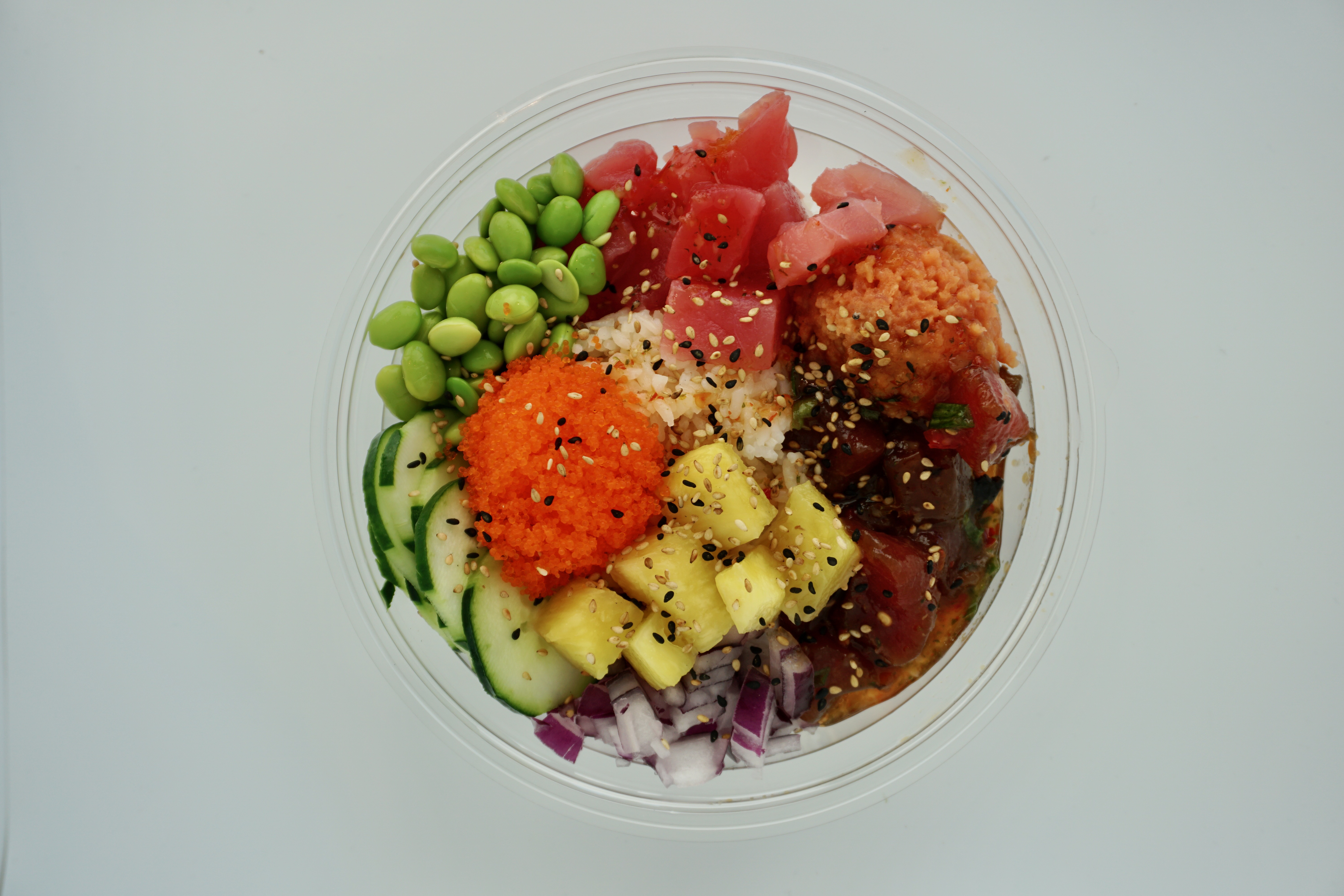 Order Tuna Trio Bowl  food online from Koibito Poke store, Gilbert on bringmethat.com