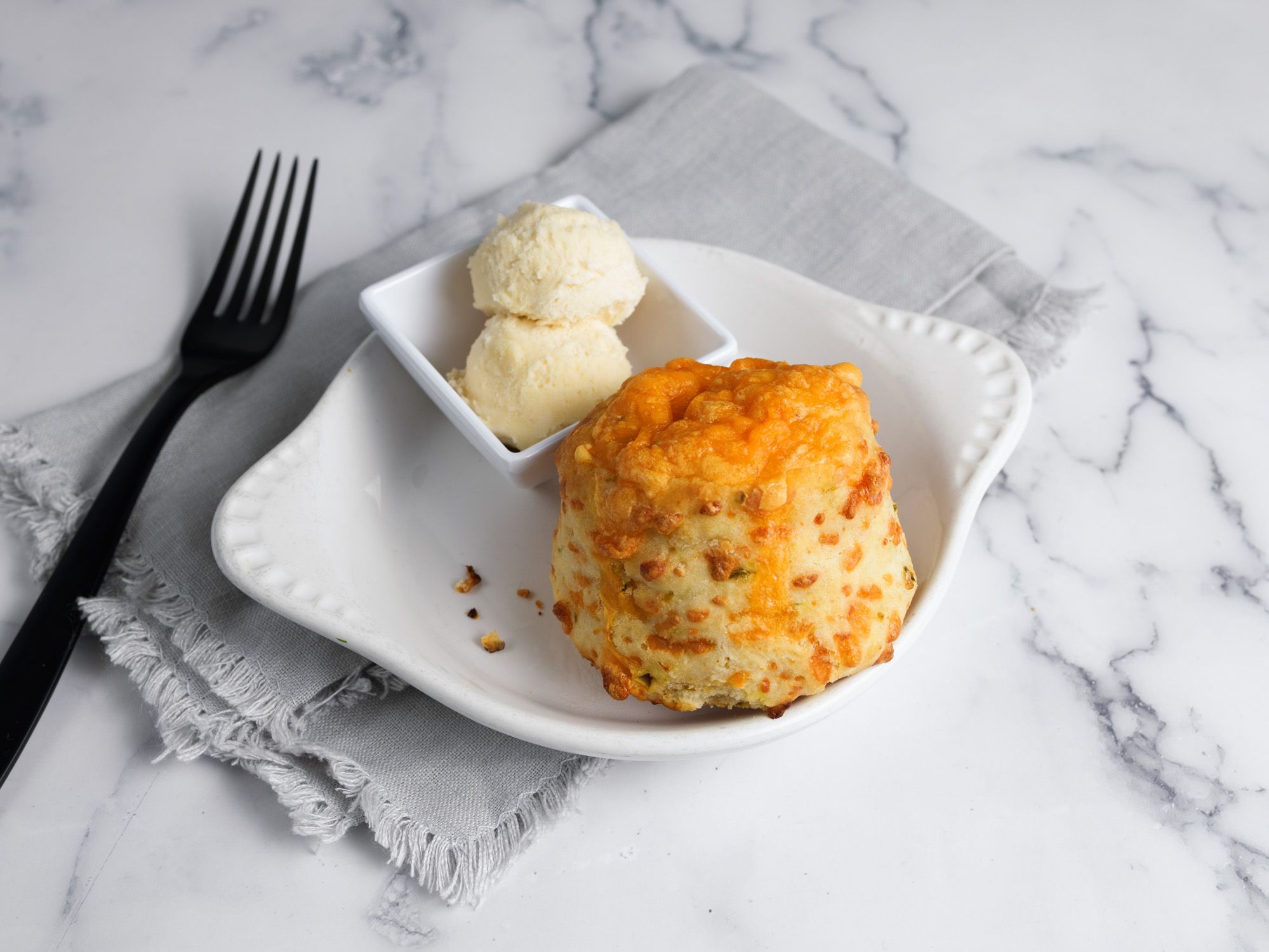 Order Cheddar Jalapeno Biscuit food online from The Lunchbox store, San Francisco on bringmethat.com