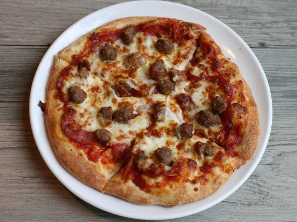 Order Meat Special Pizza food online from Domani Pizzeria & Restaurant store, Seattle on bringmethat.com