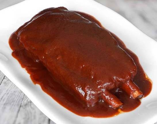 Order 1/4 BBQ Pork Ribs food online from The Chicken Shack store, Hermosa Beach on bringmethat.com