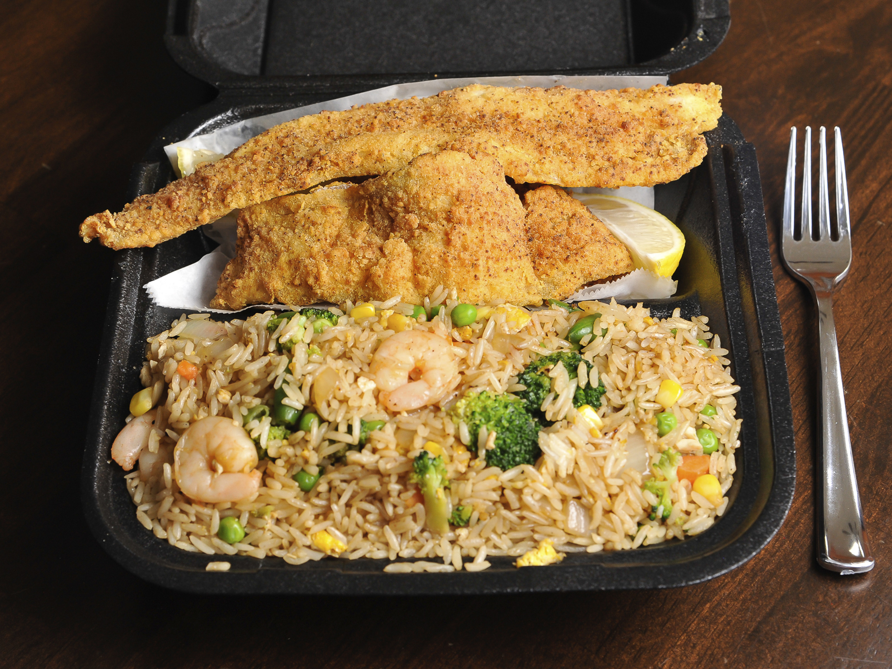 Order Shrimp Fried Rice food online from Wing Cafe store, Covington on bringmethat.com