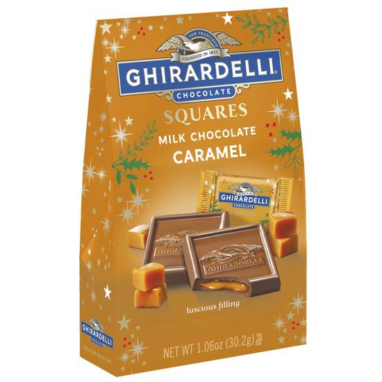 Order Ghirardelli Squares Milk Chocolate Caramel - 1.06 oz food online from Rite Aid store, LEHIGHTON on bringmethat.com