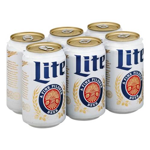 Order Miller Lite Cans - 12 oz Cans/6 Pack food online from Bottle Shop & Spirits store, Los Alamitos on bringmethat.com