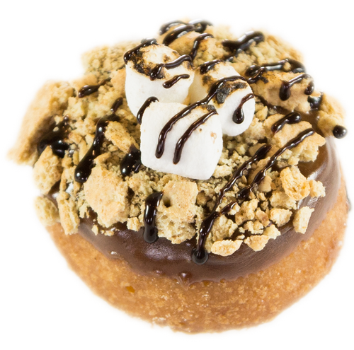 Order S'Mores Donut food online from Peace Love And Little Donuts Of Traverse City store, Traverse City on bringmethat.com
