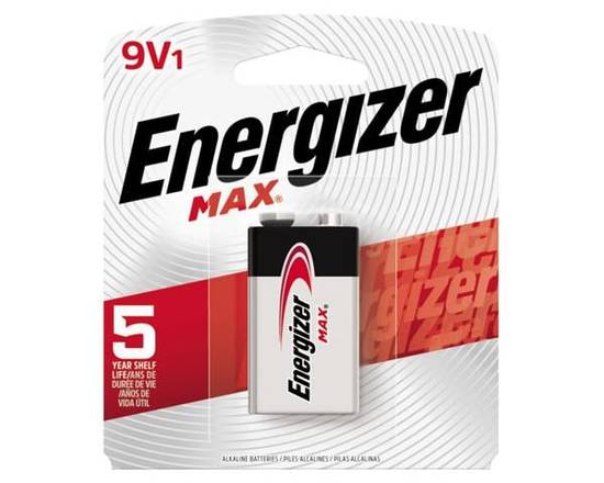Order Energizer Max Battery 9Volt 1pk food online from Rocket store, Downey on bringmethat.com