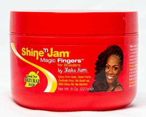 Order Shine 'n Jam Magic Fingers for Braiders 8 oz food online from iDa Beauty Supply Store store, Middletown on bringmethat.com