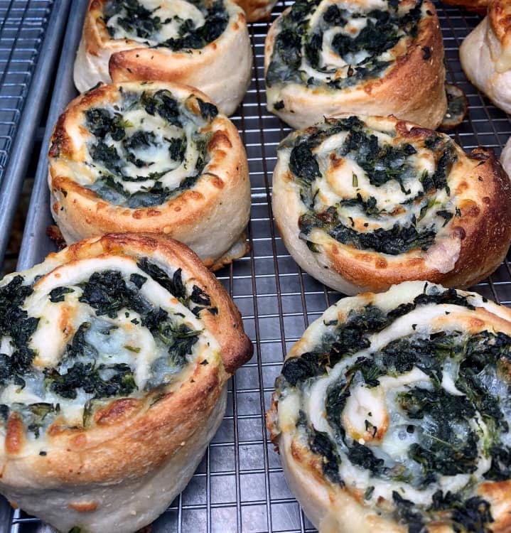Order Spinach Pinwheels - Appetizer food online from Bella Cucina store, West Islip on bringmethat.com