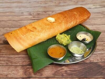 Order Ghee Onion Dosa food online from Peacock Indian Cuisine store, Plano on bringmethat.com