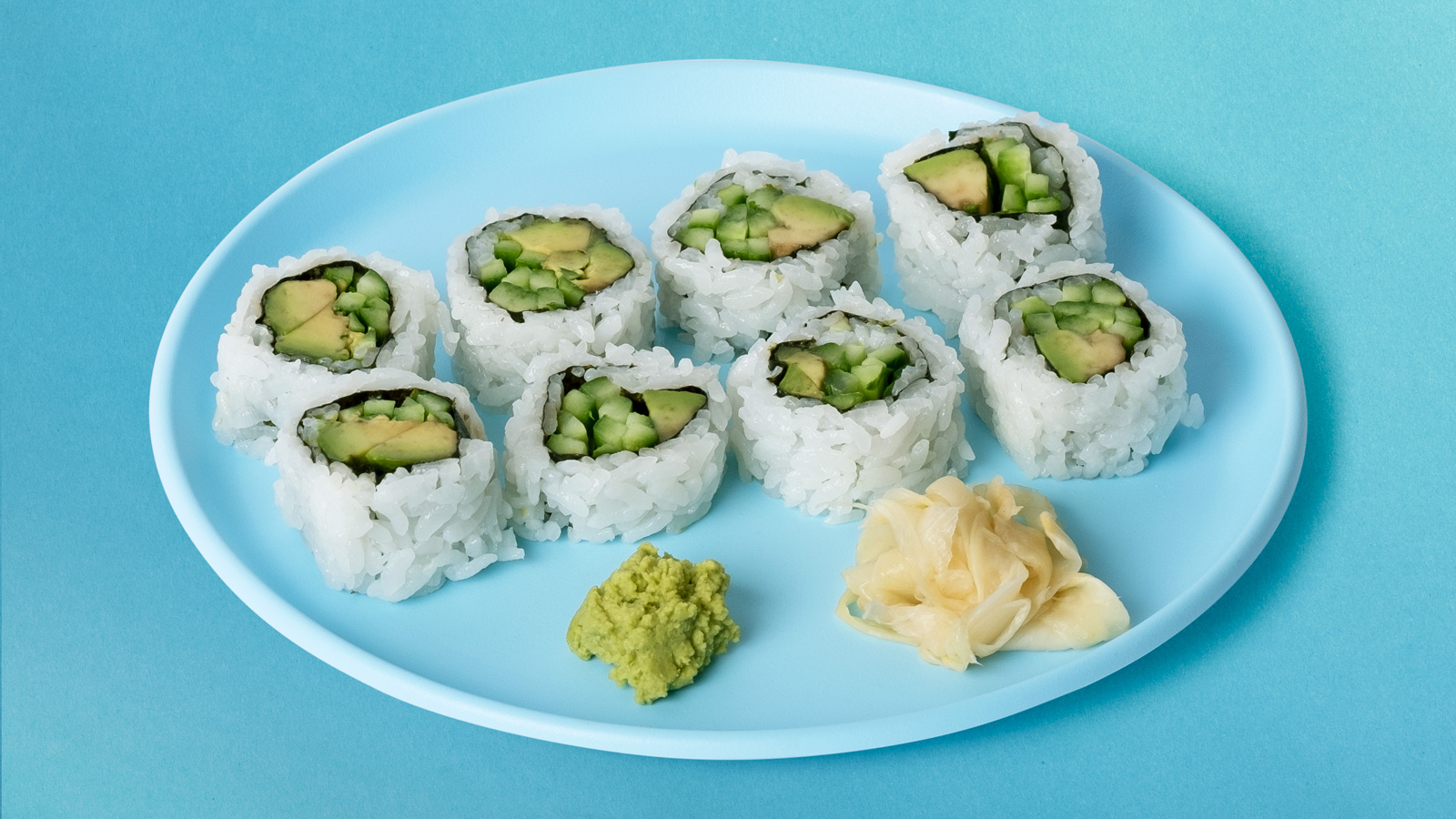 Order Cucumber Avocado Roll food online from Sushi Cutie store, Los Angeles on bringmethat.com