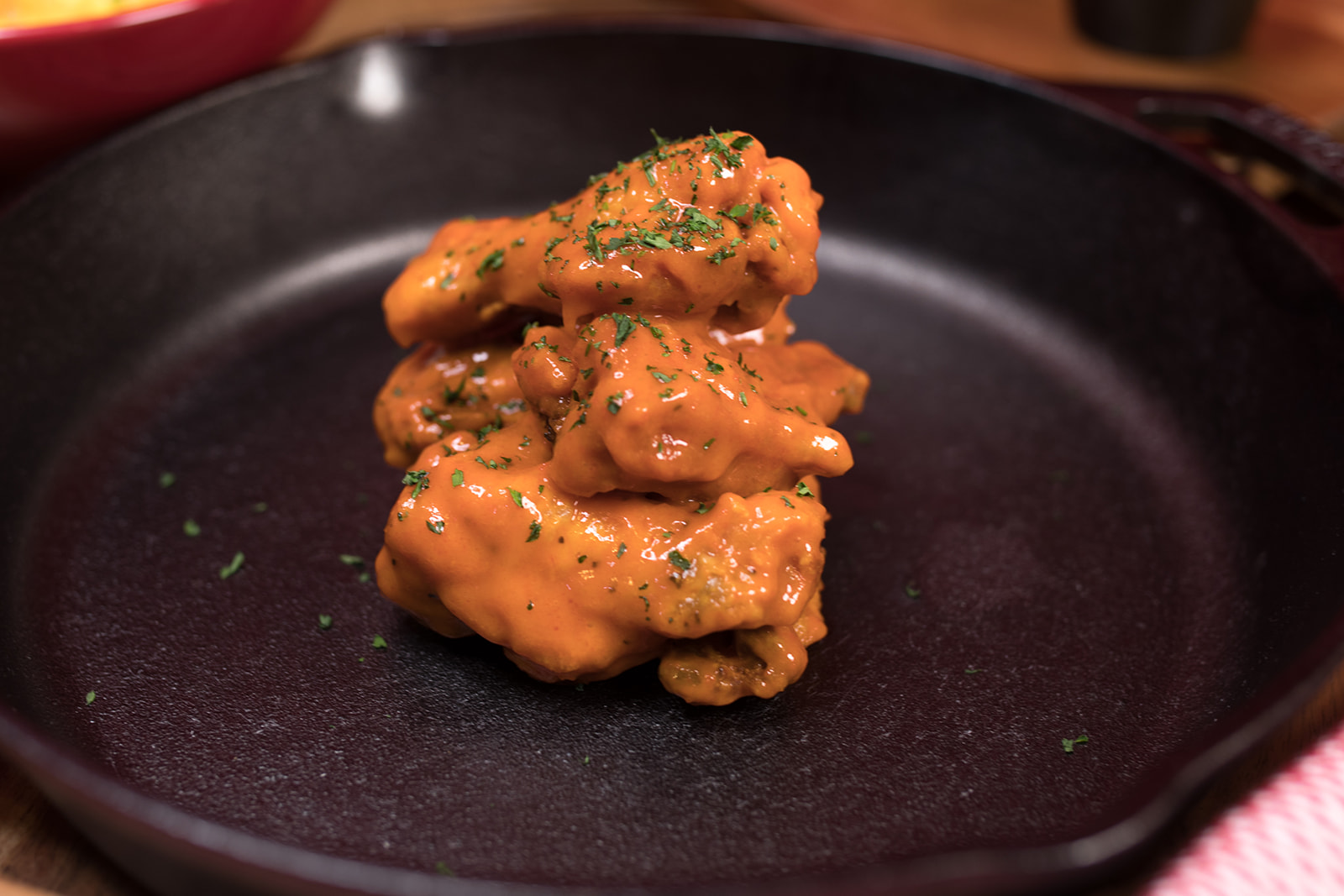 Order Buffalo Sauce Wings Meal (8 pcs) food online from Rose City Chicken store, Portland on bringmethat.com
