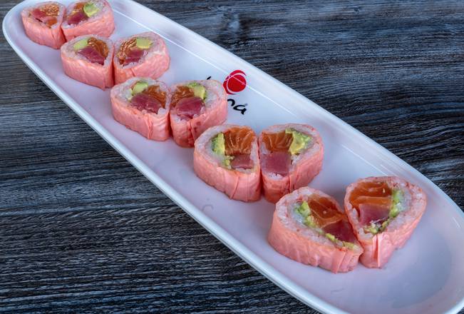 Order Pink Lady Roll food online from Yama Sushi House store, Phoenix on bringmethat.com