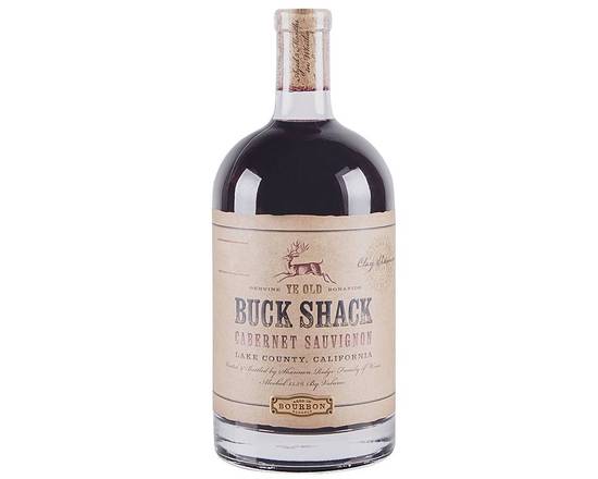 Order Buck Shack Bourbon Barrel Cabernet 750ml food online from Rocky Liquor store, Claremont on bringmethat.com