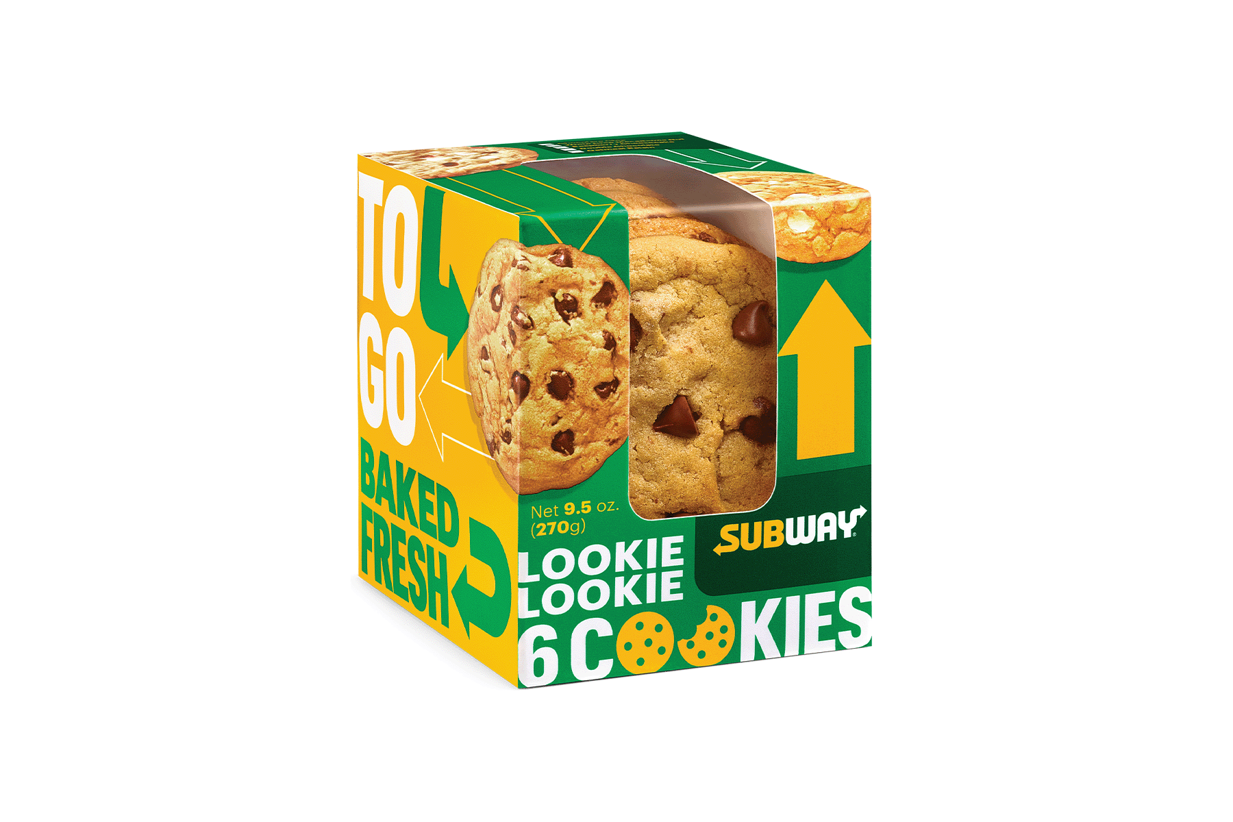 Order 6 Pack Cookie Box food online from SUBWAY® store, Chicago on bringmethat.com