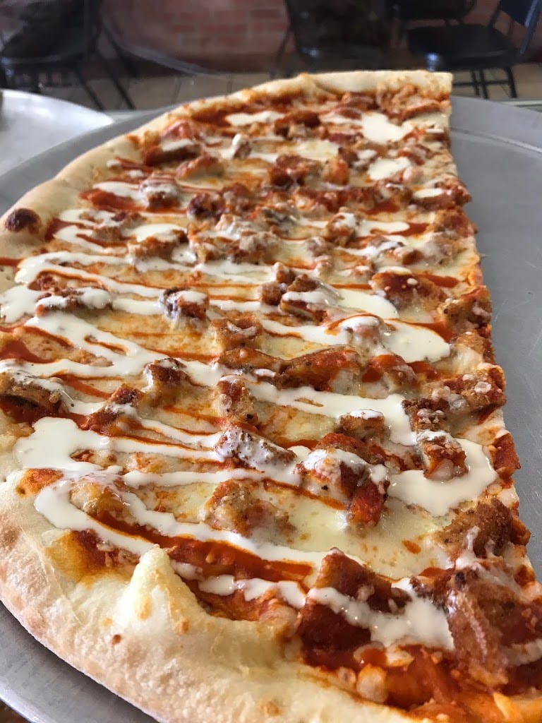 Order Buffalo Chicken Pizza - 12'' (4 Slices) food online from Marcello's Pizza store, Paterson on bringmethat.com
