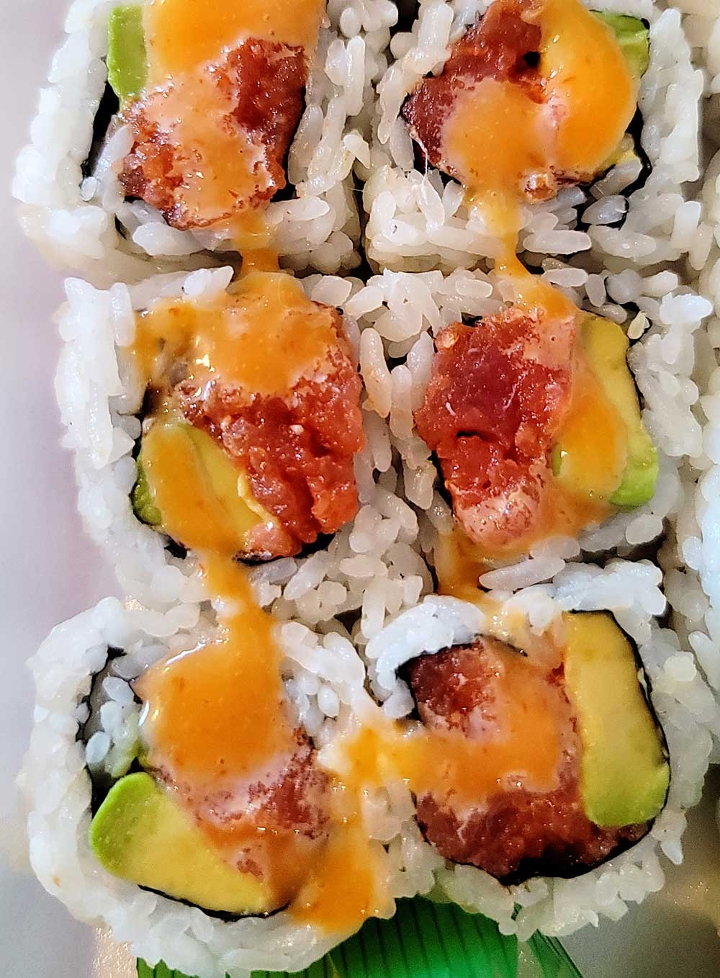 Order Spicy Tuna Roll - R10 food online from California Roll Sushi store, Birmingham on bringmethat.com
