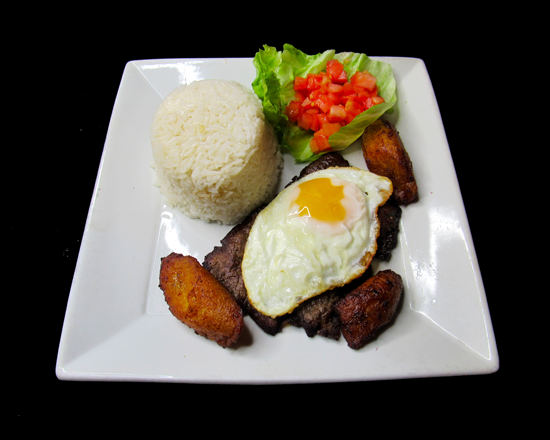 Order 8. Bisteck Montado food online from El Pollo Inka store, Gardena on bringmethat.com