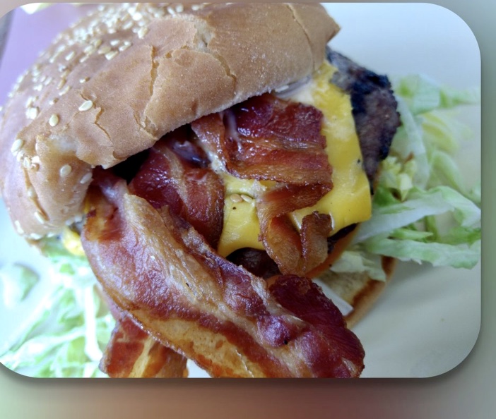 Order Bacon Cheeseburger food online from Burgers and More store, Alhambra on bringmethat.com