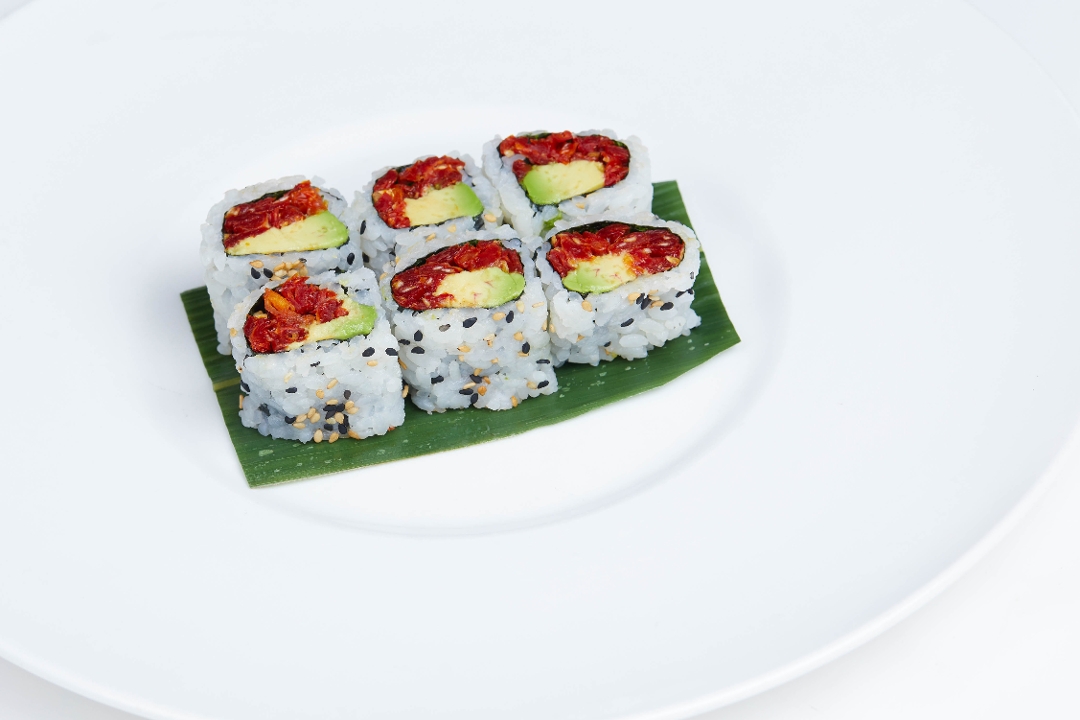 Order Sun-dried Tomato & Avo Roll food online from MoCA Asian Bistro - Queens store, Forest Hills on bringmethat.com