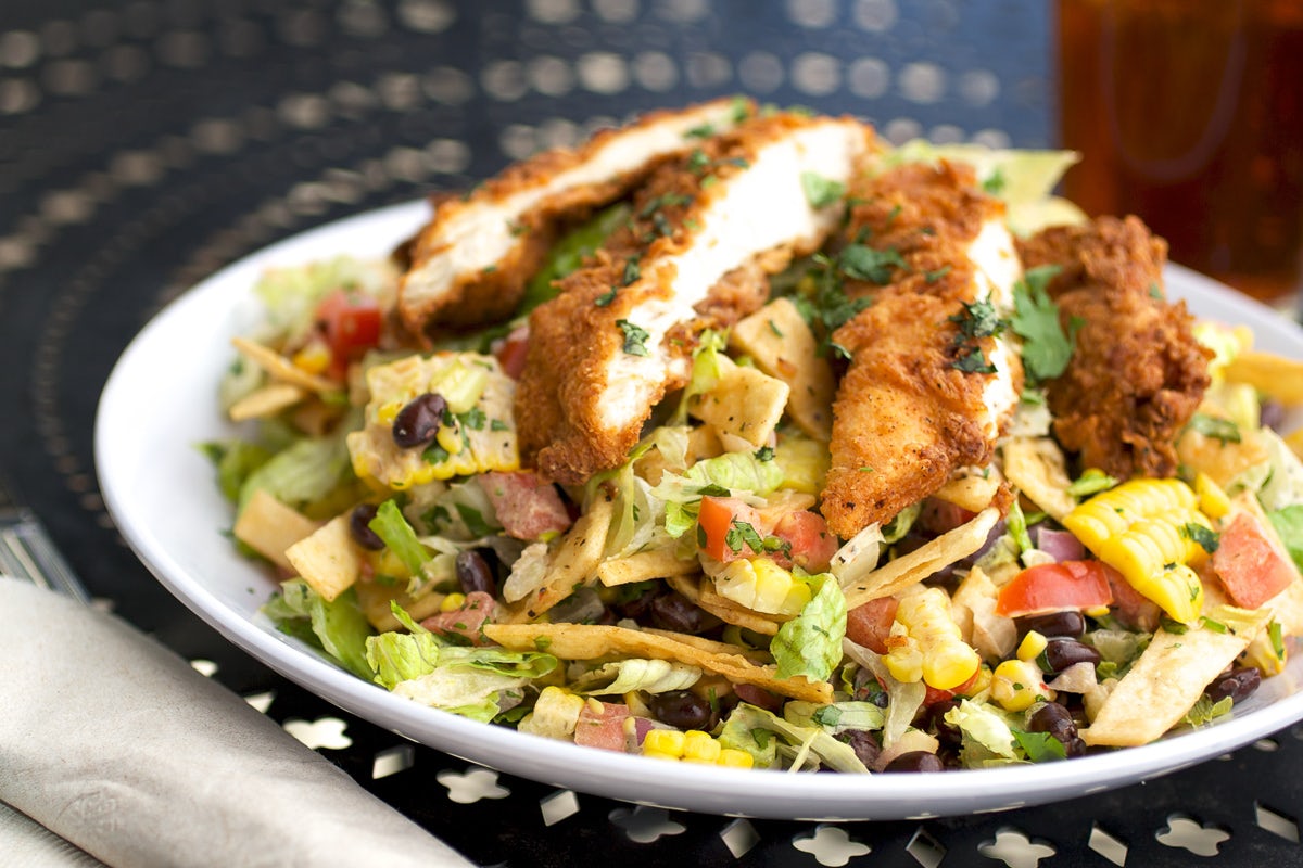Order Texican Chicken Salad food online from Bad Daddy Burger Bar store, Raleigh on bringmethat.com
