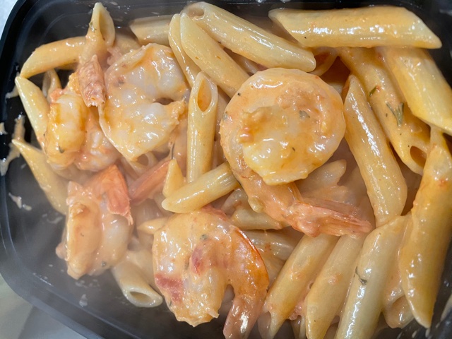 Order Penne alla Vodka with Sauteed Shrimp food online from Nino's Pizza & Restaurant store, Hillsdale on bringmethat.com