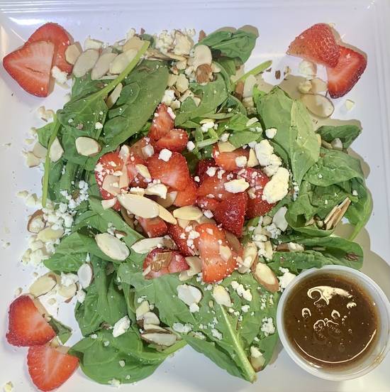 Order Strawberry Feta Salad food online from Monkey Nest Cafe store, Austin on bringmethat.com