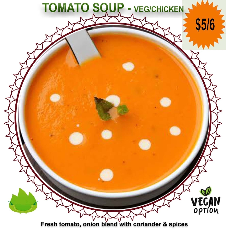 Order Tomato Soup food online from Dakshin Indian Bistro - N Hamilton Rd store, Columbus on bringmethat.com