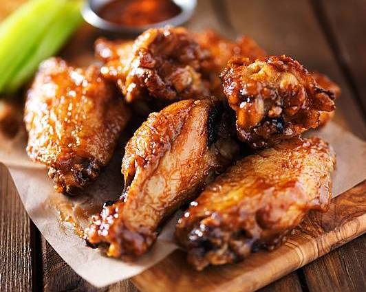 Order Wings (10 pcs) with 2 Flavors & 1 Dip food online from WINGS &amp; THAI RESTAURANT store, Wilmington on bringmethat.com