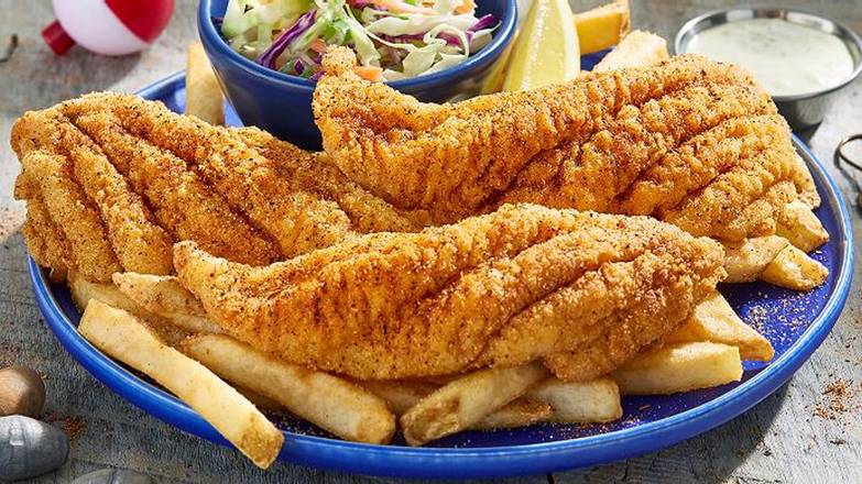 Order Hand-Breaded Catfish Dinner food online from O'Charley's store, St. Peters on bringmethat.com