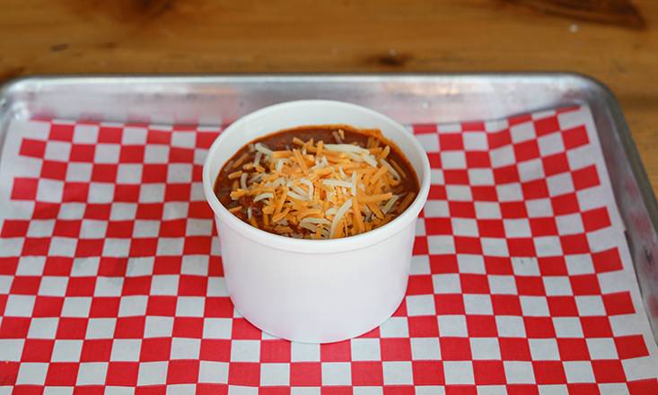 Order Chili Cup* food online from Biggie Burgers store, San Clemente on bringmethat.com