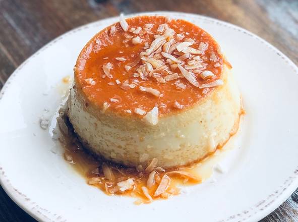 Order Coconut Flan food online from Gringos & Mariachis store, Bethesda on bringmethat.com