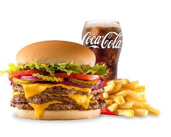 Order Triple-Buster® with Cheese Combo food online from Dairy Queen store, San Antonio on bringmethat.com