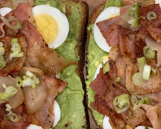 Order Avocado Bacon & Egg Toast food online from I Got The Juice store, New Rochelle on bringmethat.com