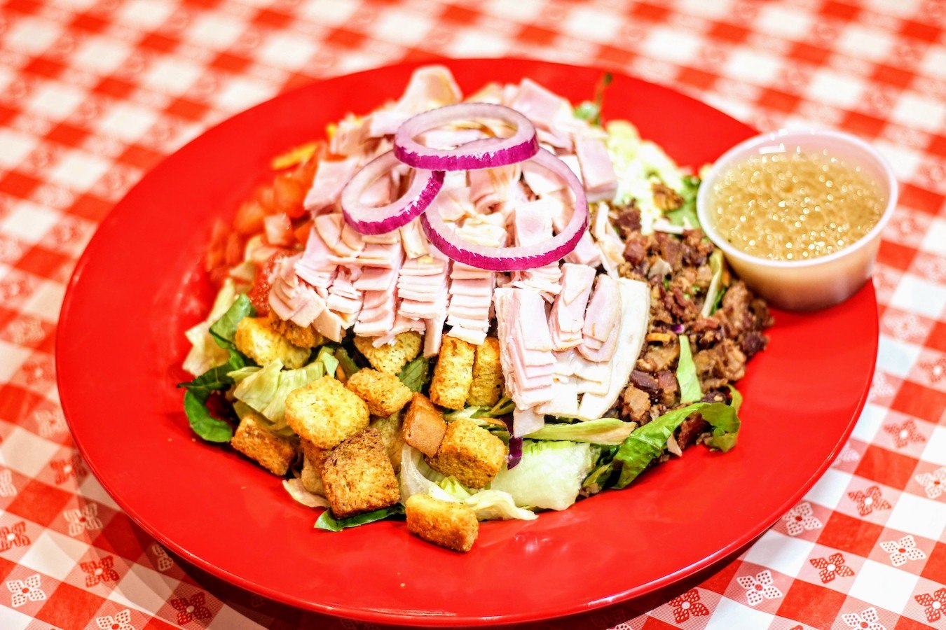 Order Chef Salad food online from Chips Old Fashioned Hamburgers store, Dallas on bringmethat.com