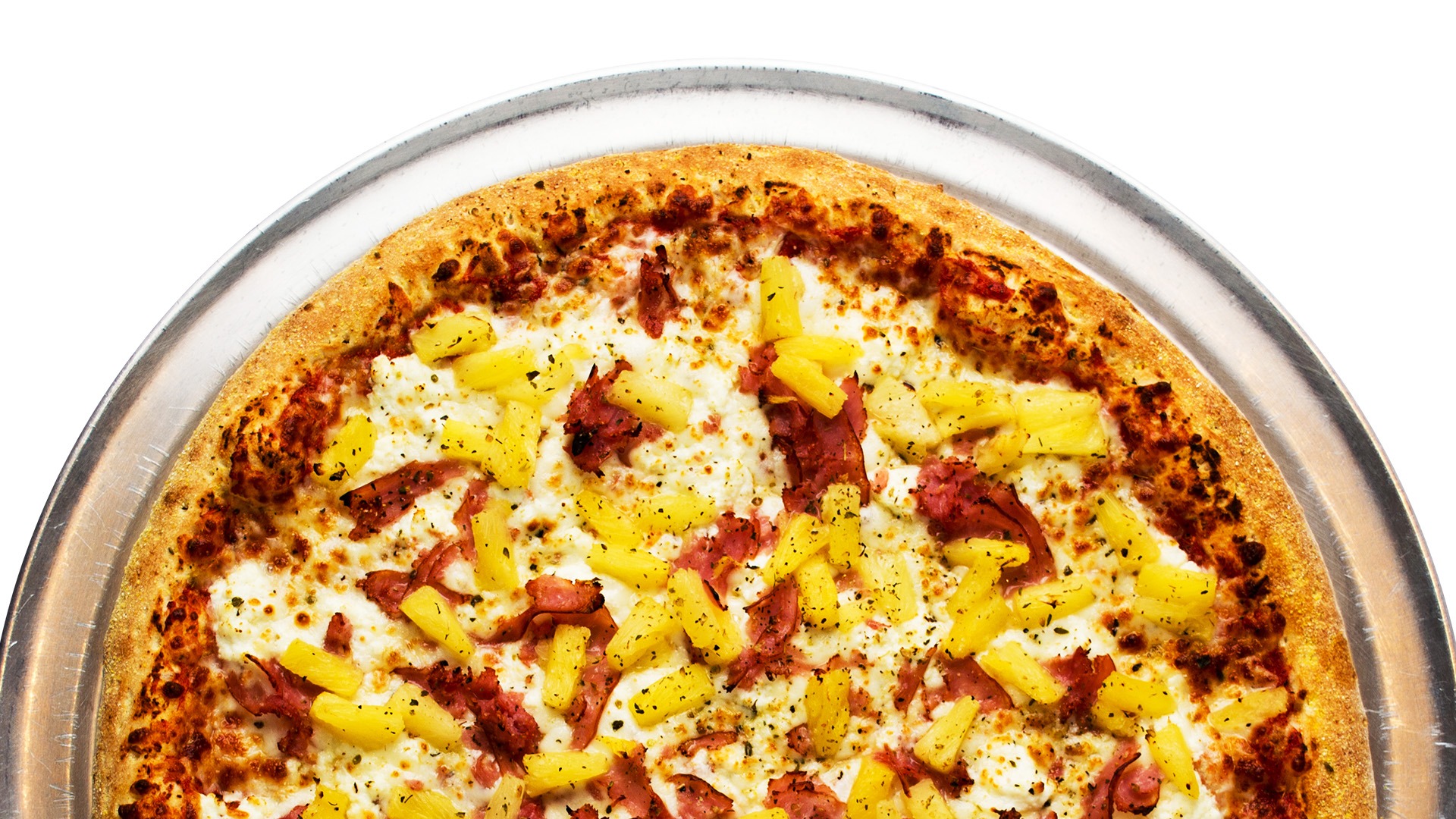 Order Small Aloha Pizza food online from Hotbox Pizza store, Westfield on bringmethat.com