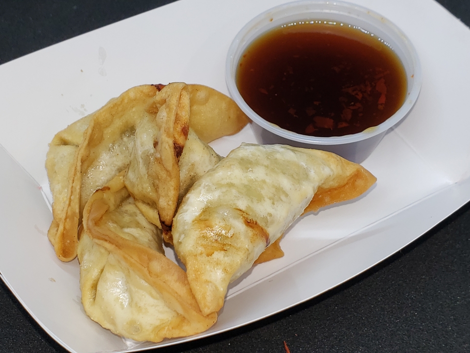 Order #A7 Fried Pot Stickers (8) food online from Hunny Beez store, Newberg on bringmethat.com