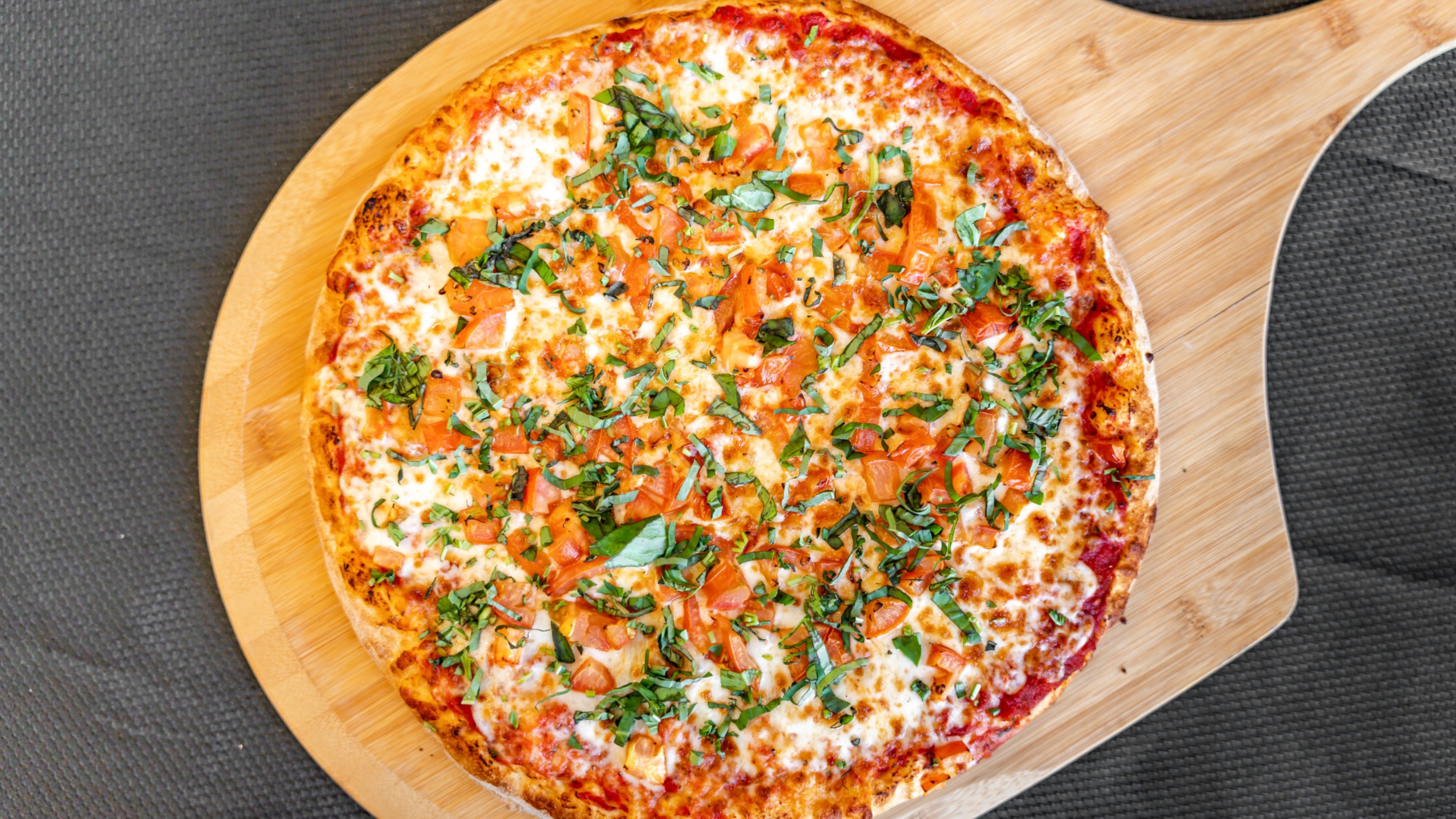 Order Papa Size Margherita Pizza - 24'' (50 Slices) food online from Papa Pizza Pie store, Fullerton on bringmethat.com