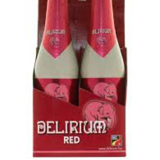 Order DELIRIUM RED 4PK food online from Sandy Liquor store, San Luis Obispo on bringmethat.com